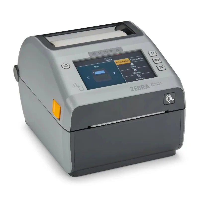 2026 High Performance 203dpi High-Speed Desktop Thermal Zebra ZD621 Barcode Label Printer Stock 1-Year Warranty USB/RS-232/Ether