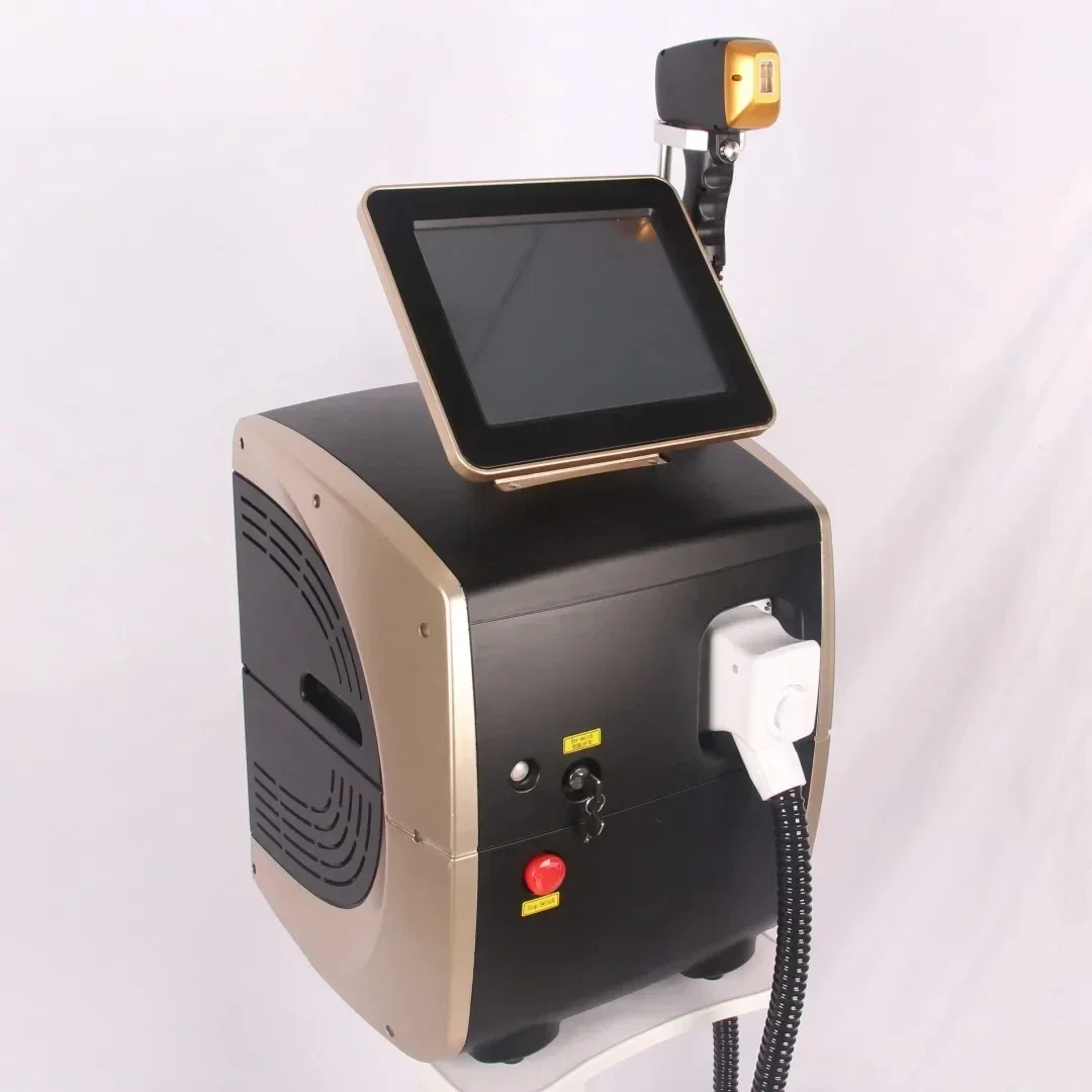 Professional 5000W Ice Titanium Laser Body Hair Removal Machine 3 Wavelength 755/808/1064nm Face Hair Remove for Salon Epilator