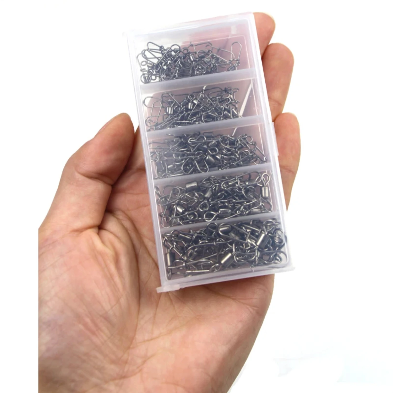 高品質で耐久性があり信頼性の高いステンレススチール製フィッシングコネクタピン、サイズ 4 #   6 #   8 #   10 #   12 #   - 便利な100個/箱 - Bea