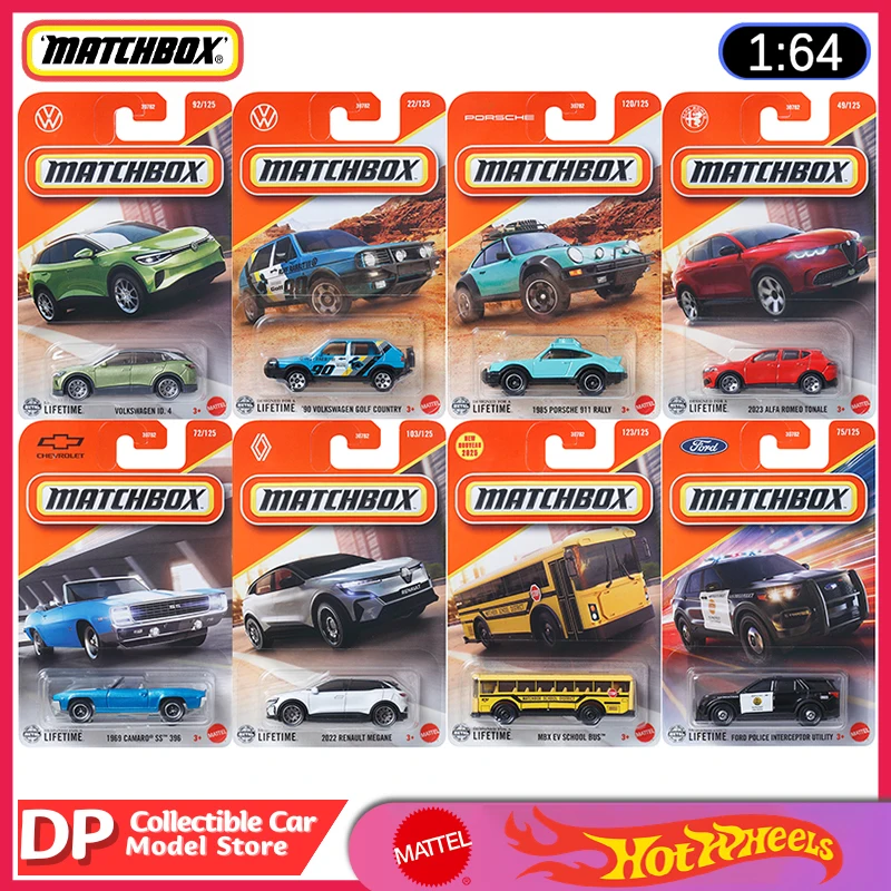 

Matchbox Car Collection 2025 - Mainline 1:64 Scale Off-Roaders Rescue Trucks Bmw Ford Volkswagen Die-Cast Model Automobiles Cars