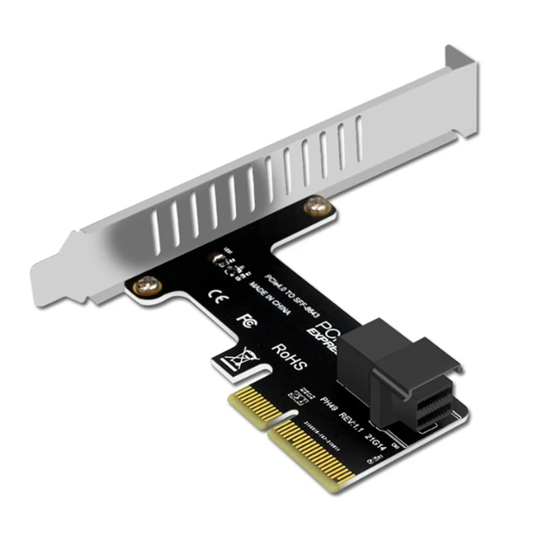 SFF 8643 To Pcie 3.0 4X/8X Adapter Card 2 U.2 Port Card For Nvme SSD Converter Hard Disk Expansion Card For Desktop