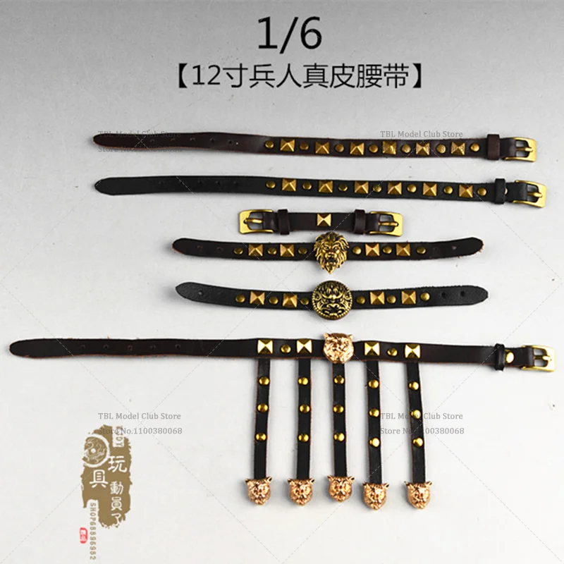 1/6 Scale Male Accessory Dragon Head Belt Lion Head Tiger Head Rivet For 12-inch WorldBox AT020 303toys haoyutoys Figure Soldier - view 6