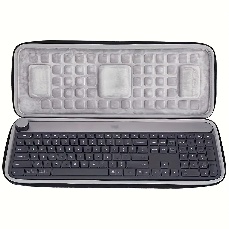 

1 черная клавиатура с жестким корпусом для Logitech Craft wireless keyboard hard storage box (клавиатура в комплект не входит)