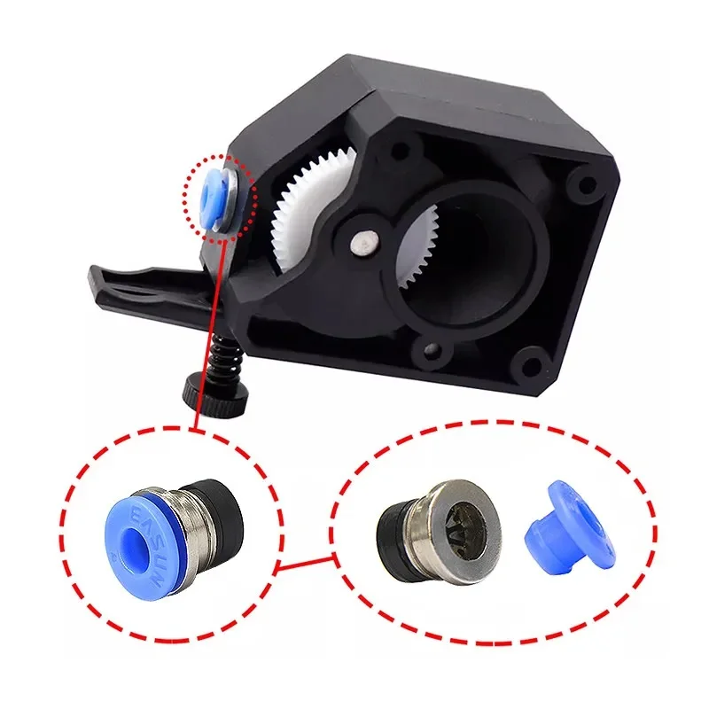 Voron ECAS04 Rabbit Multi-Color Bowden Snap-On Fitting Air Connector for BMG Mechanism for 3d Printer Accessories