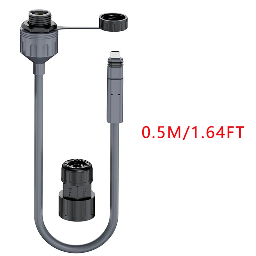 For SPX to V2 For STARLINK Ethernet Connector Extension Cable with Waterproof Kit for Reliable Network Connection