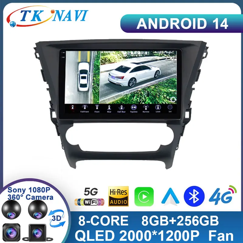 

Android 14 For Toyota Avensis 2018 2019 2020 Car Radio Multimedia System Navigation GPS Stereo CD Player Auto BT WIFI DSP QLED