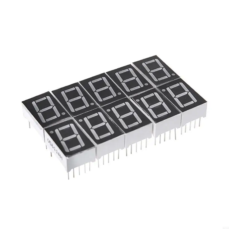 

462D 10PCS 0.56 Inch 7 Segment 1 Digital LED Display Red Common Digital Tubes