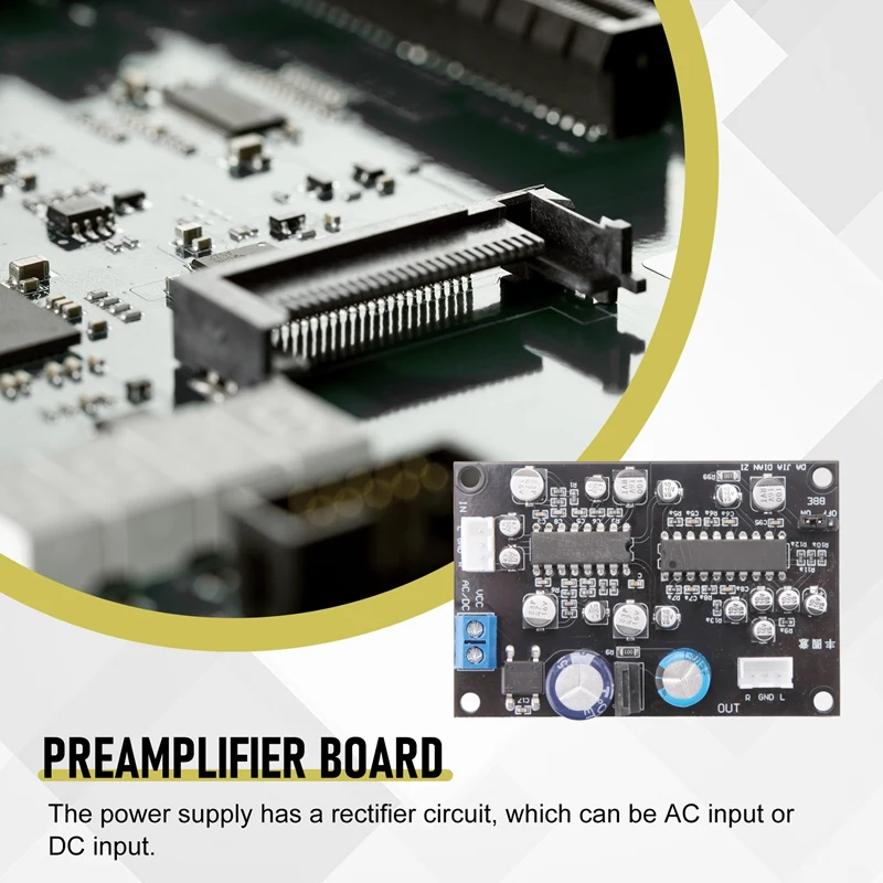 TA7668 papan Preamplifier kepala magnetik dek Drive Tape dengan JRC2150 Audio BBE