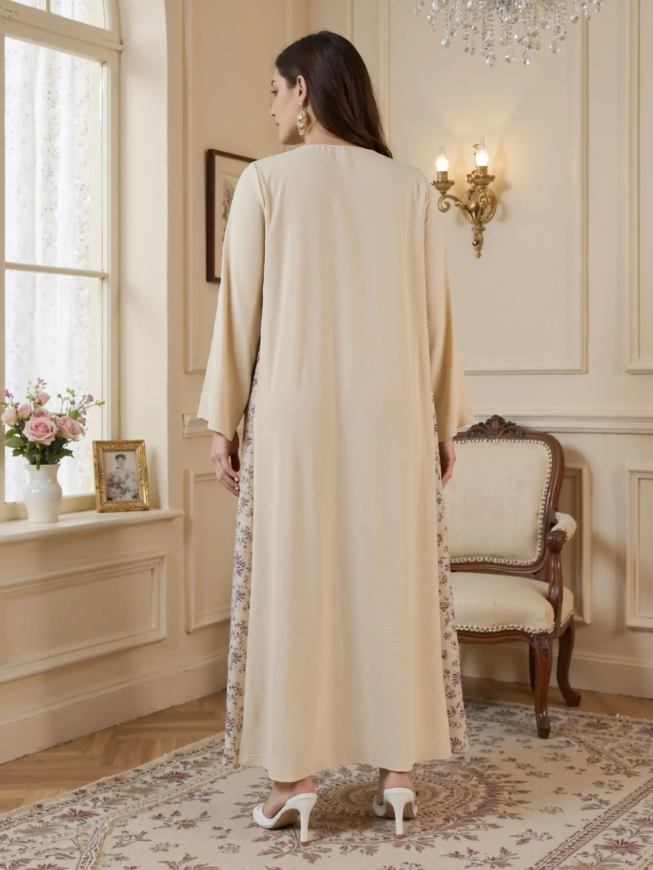 Muslim Party Dresses Women Abaya Dubai Long Robe Embroidery Print Eid Ramadan Morocco Jalabiya Kaftan Islam Arab Abayas Vestidos