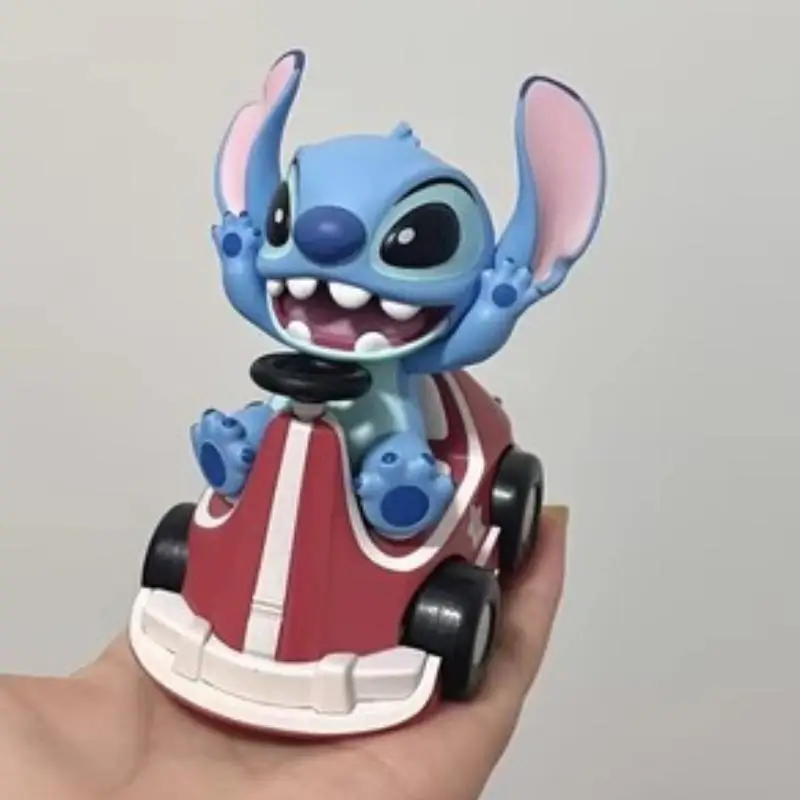 Boîte mystère en PVC de la série Stitch Street, boîte ennemi, modèle de figurine de dessin animé Disney, jouets de collection de beurre pour petite amie, jouets de Noël