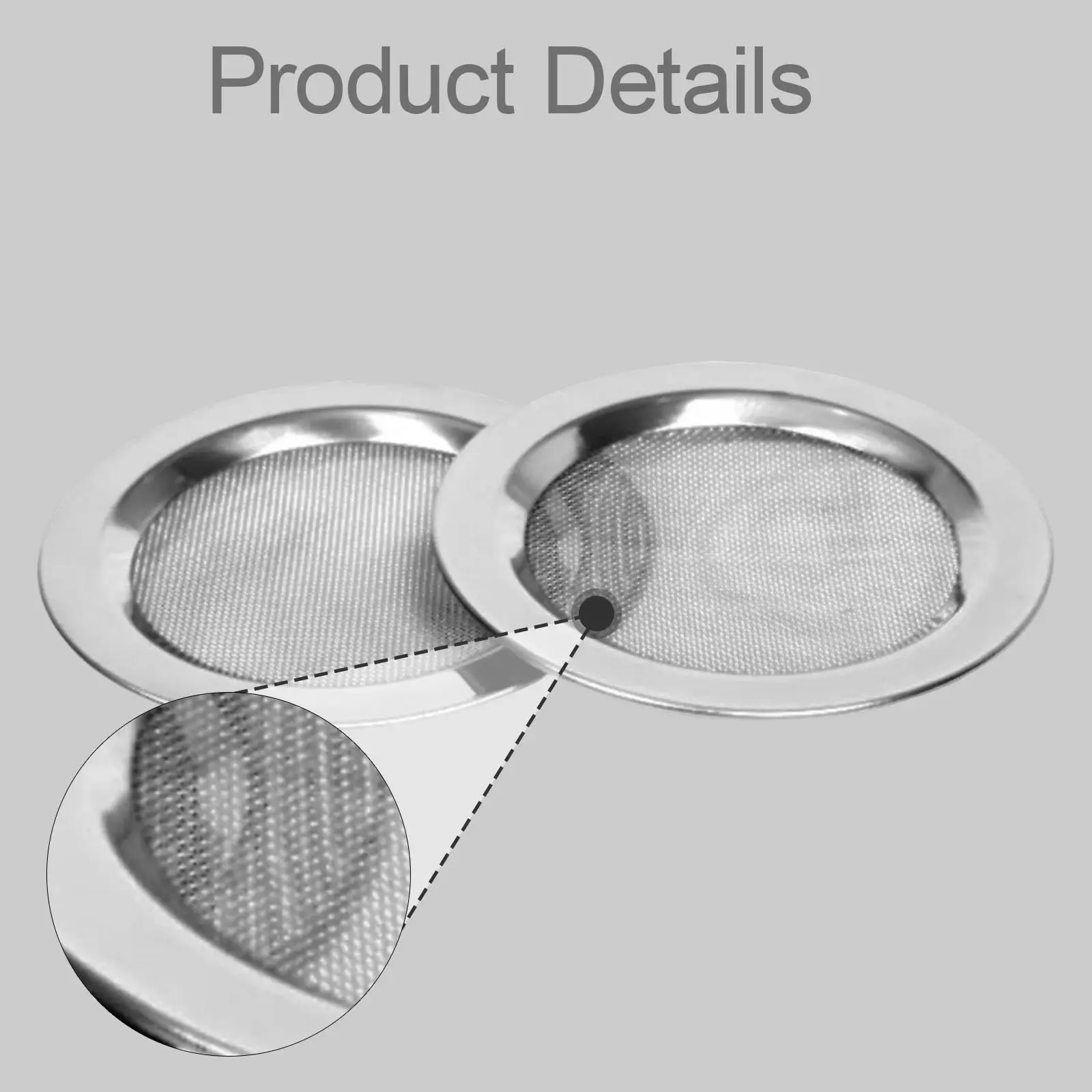 Reusable Incense Burner Filter Screen 4 Inch Round Sieve Plate for Stick Holder Ash Protection