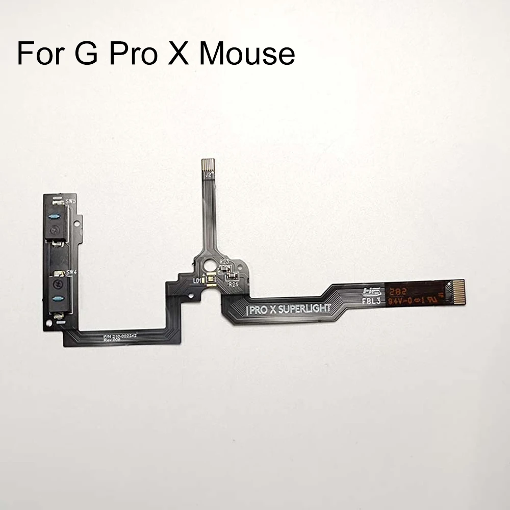 Mouse Switch Button Circuit Board Flex Cable For Logitech G Pro X Superlight Mouse Side Keys Motherboard Cable Repair Parts