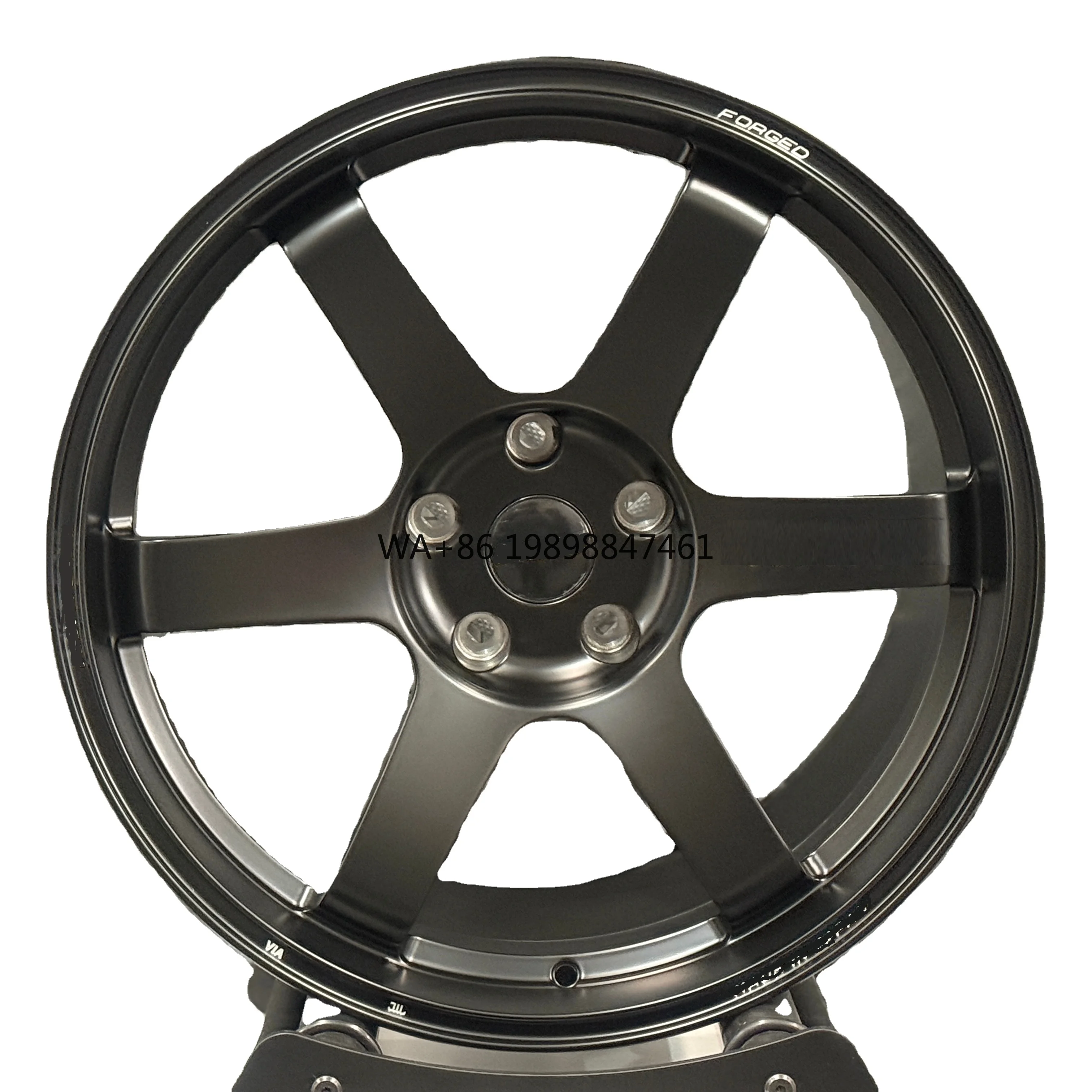 

Forged Aluminum Alloy 15-21 Inch Passenger Car Replacement Wheels Black Finish Multi Spoke Design OEM Brand Universal Fitment