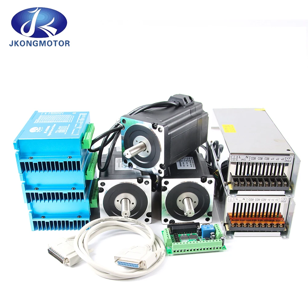 Nema 23 24 34 Hybrid closed-loop stepper motor 1.8 degrees 1000ppr 3-4Nm driver Subdivision 2-phase numerical control machine