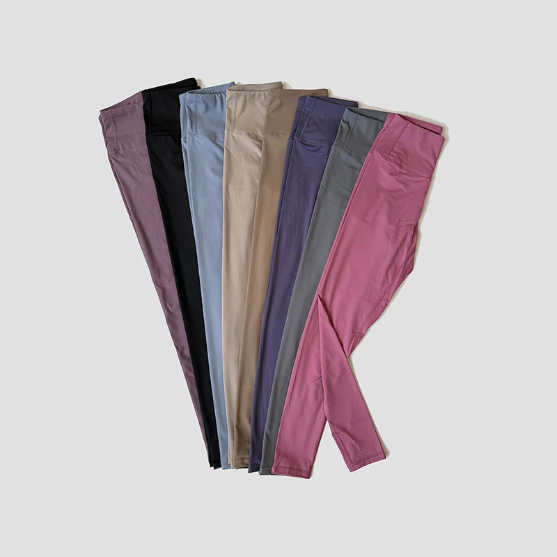 ジムレギンス女性ハイウエストヒップリフティングフィットネスレギンスランニングサイクリングパンツ通気性スポーツレギンス