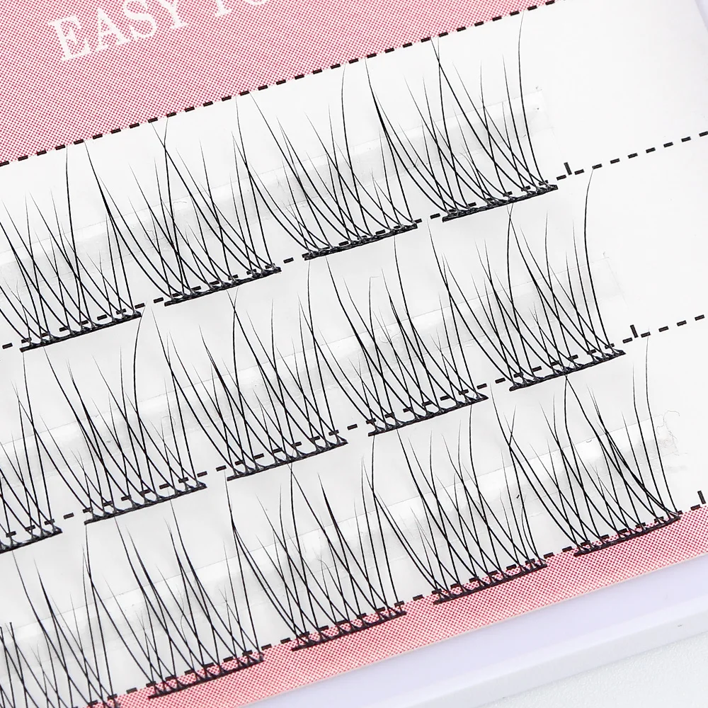 

36 Bundles Eyelashes Cluster Segmented Natural Fish Tail Eyelash Extension Mink False Lashes Individual Volume Makeup Cilia