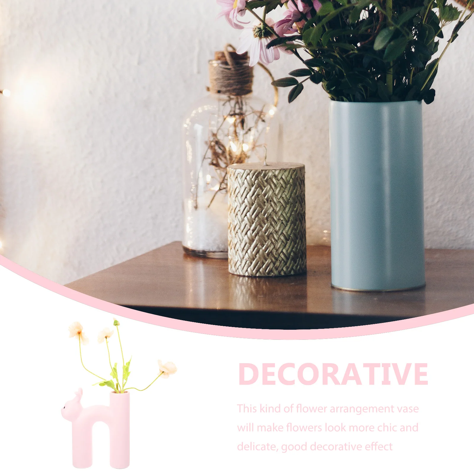 

Cream Style Ceramic Vase Chic Flower Arrangement Home Office Exhibition Decor DIY Creativity Vase Ceramic Vases for Home Decor