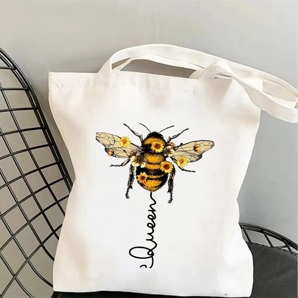 

Watercolor "Let It Bee" Art Canvas Tote Bag Soft Carry Bag Perfect For Daily Commute Grocery Runs And Everyday Errands