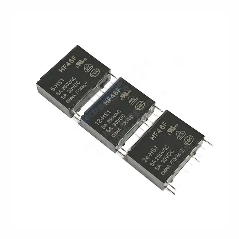 5 шт. реле 5V 12V 24VDC HF46F -5-HS1 HF46F-G-12-HS1 HF46F-G-24-HS1 4PIN HF46F-G 12 HS1 HF46F-G-12-HS1T HF46F-G-24-HS1T