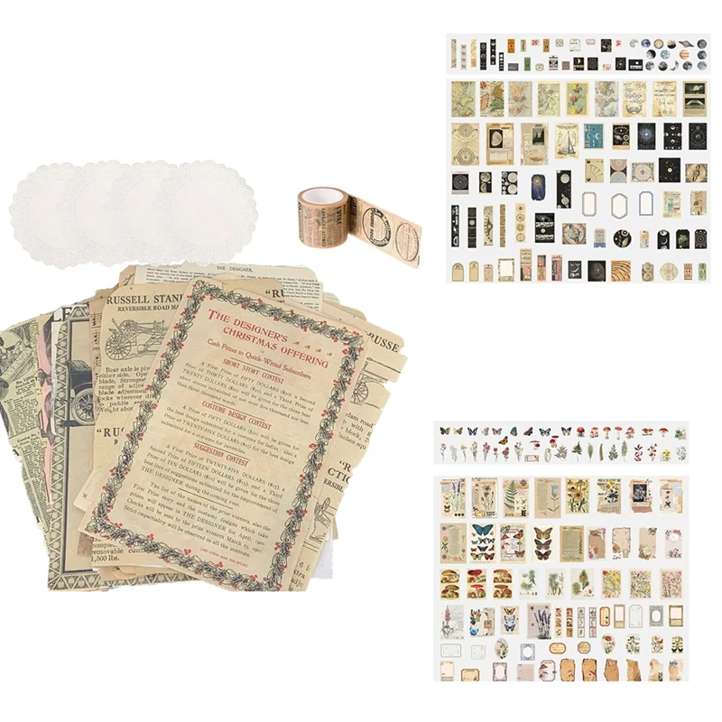 Scrapbook Supplies Pack, 4.7X 6.7In