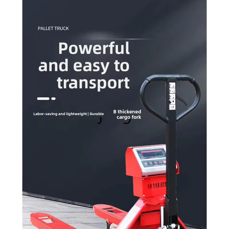 CX Electronic Forklift Weighing Truck Weighing Manual Pallet Truck with Electronic Weight