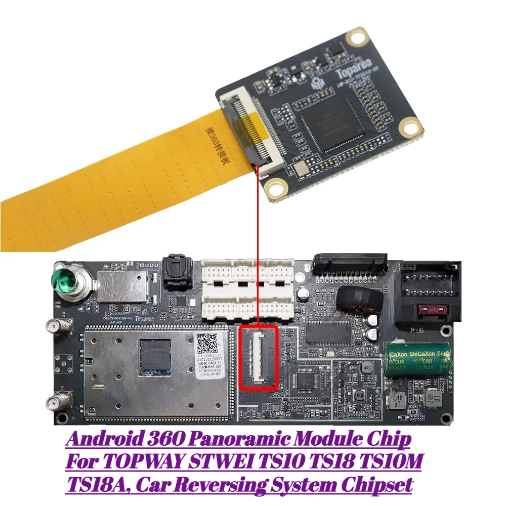 Android 360 Panoramic Module Chip For TOPWAY STWEI TS10 TS18 TS10M TS18A, Car Reversing System Chipset