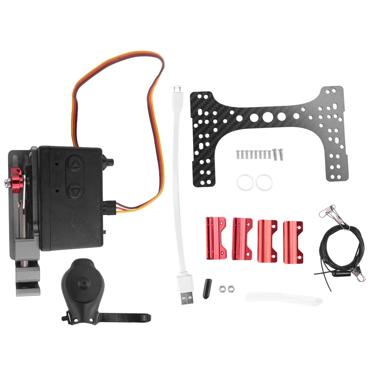 Umpan udara untuk Phantom 4, lempar pelepasan ganda, umpan lempar ikan untuk DJI Phantom 4/4P/4A/V2.0