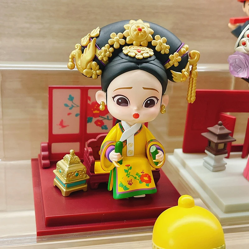 Cegos surpresa misteriosa, série Lenda de Zhen Huan 1, boneca de brinquedo, estatueta de ação estilo chinês, presente criativo da menina, genuíno