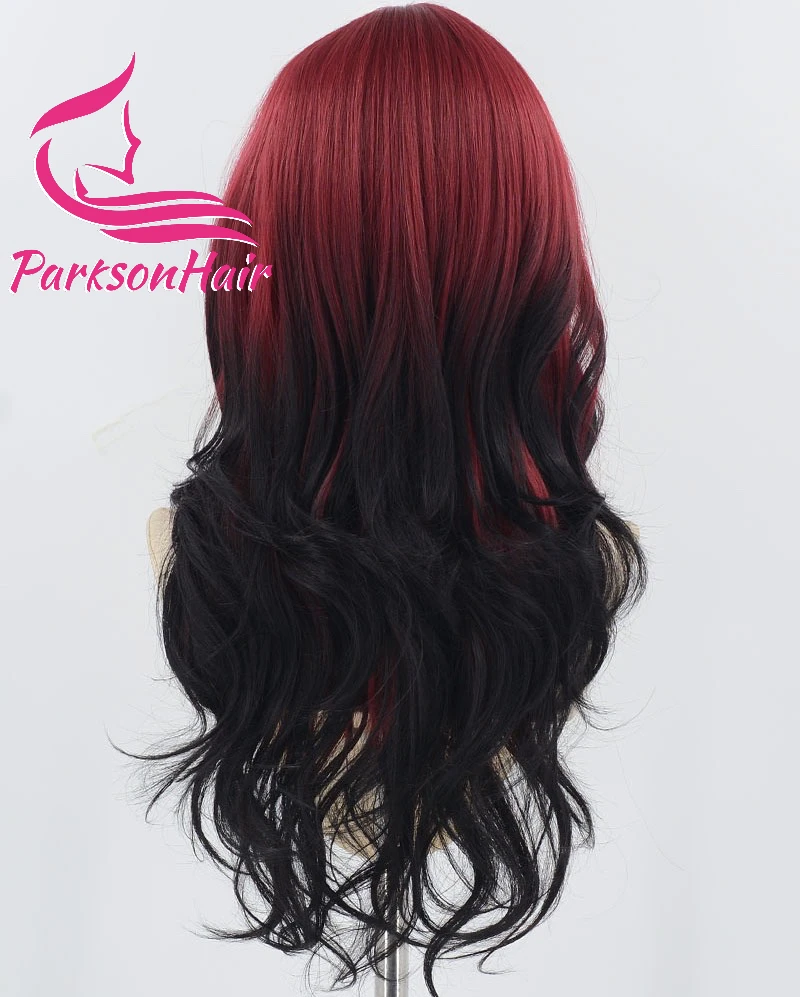 180% 13x6 الدانتيل الشفاف الجبهة خصلات الشعر المستعار الإنسان أحمر/أسود قبل نتف الجسم موجة أومبير 13x4 شعر خام الدانتيل شعر مستعار أمامي للنساء