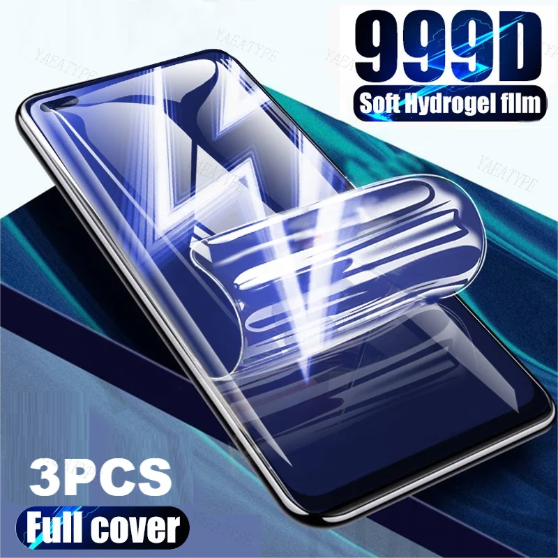 3Pcs Screen Protector Hydrogel Film For Huawei Mate X3 Enjoy 60 P60 Art Enjoy 60X Nova 10 Youth Edition