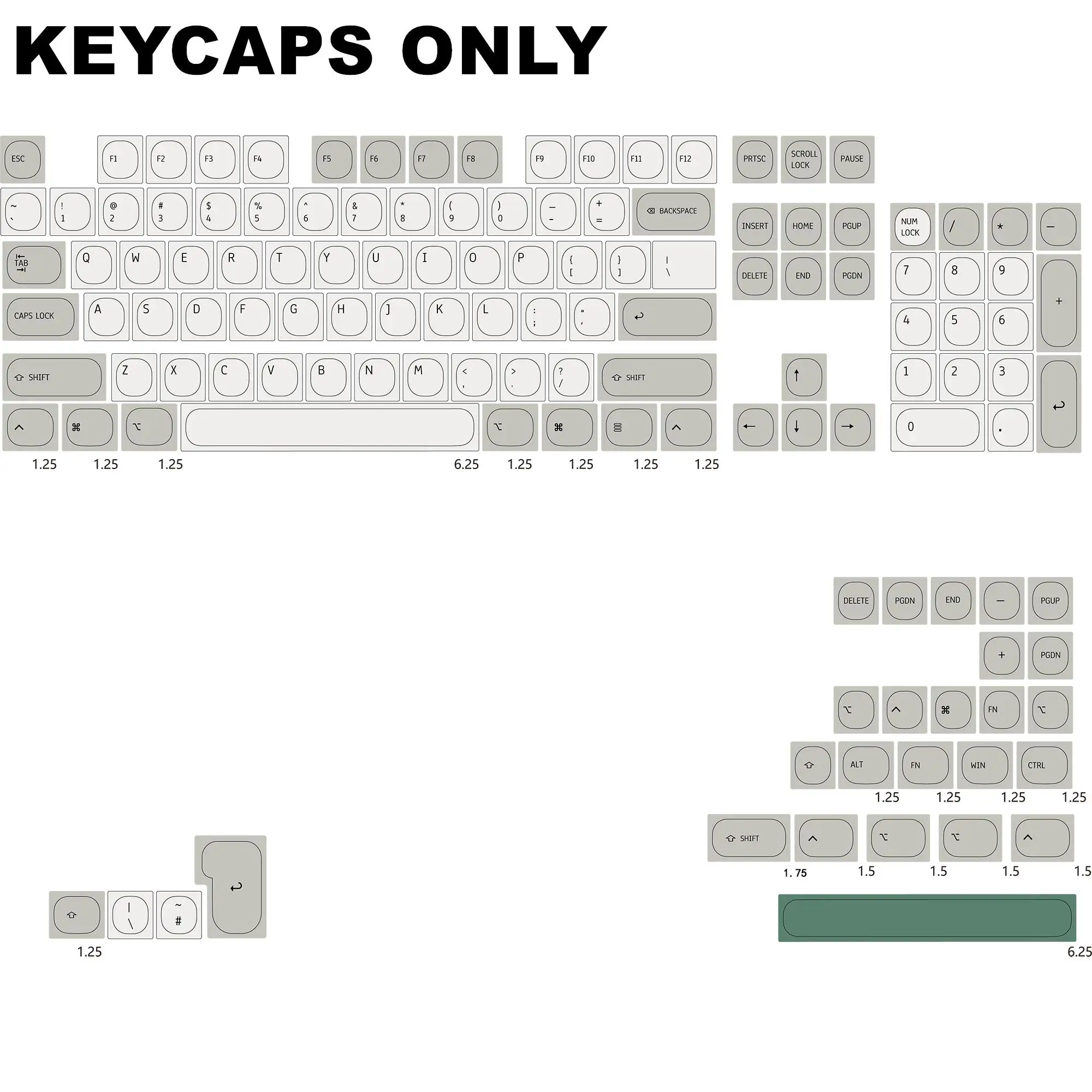 Imagem -02 - Kit de Teclado Mecânico Coreano Keycaps Dye-sublimated Keycap Conjunto para mx Cherry Gateron Switch 131 Chaves Retro og Pbt ma