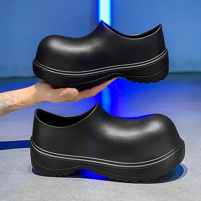 2025 Spring and Summer New Slippers, Lightweight Couple Big-head Shoes, Chef Shoes Non-slip Hotel Restaurant Men\'s Shoes