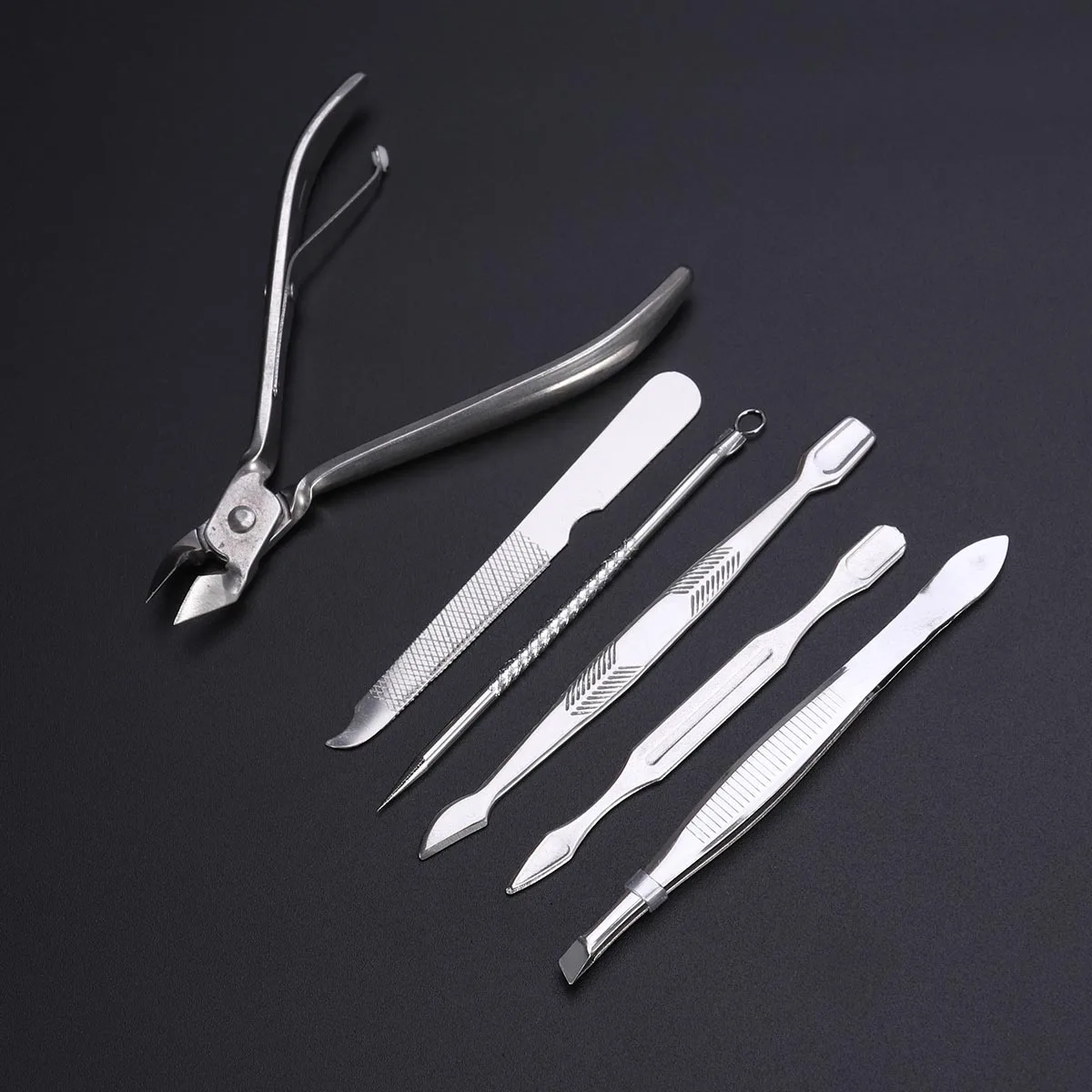 

12 Pcs Nail Scissors Set Pedicure Tools Grooming Kit Personal Manicure