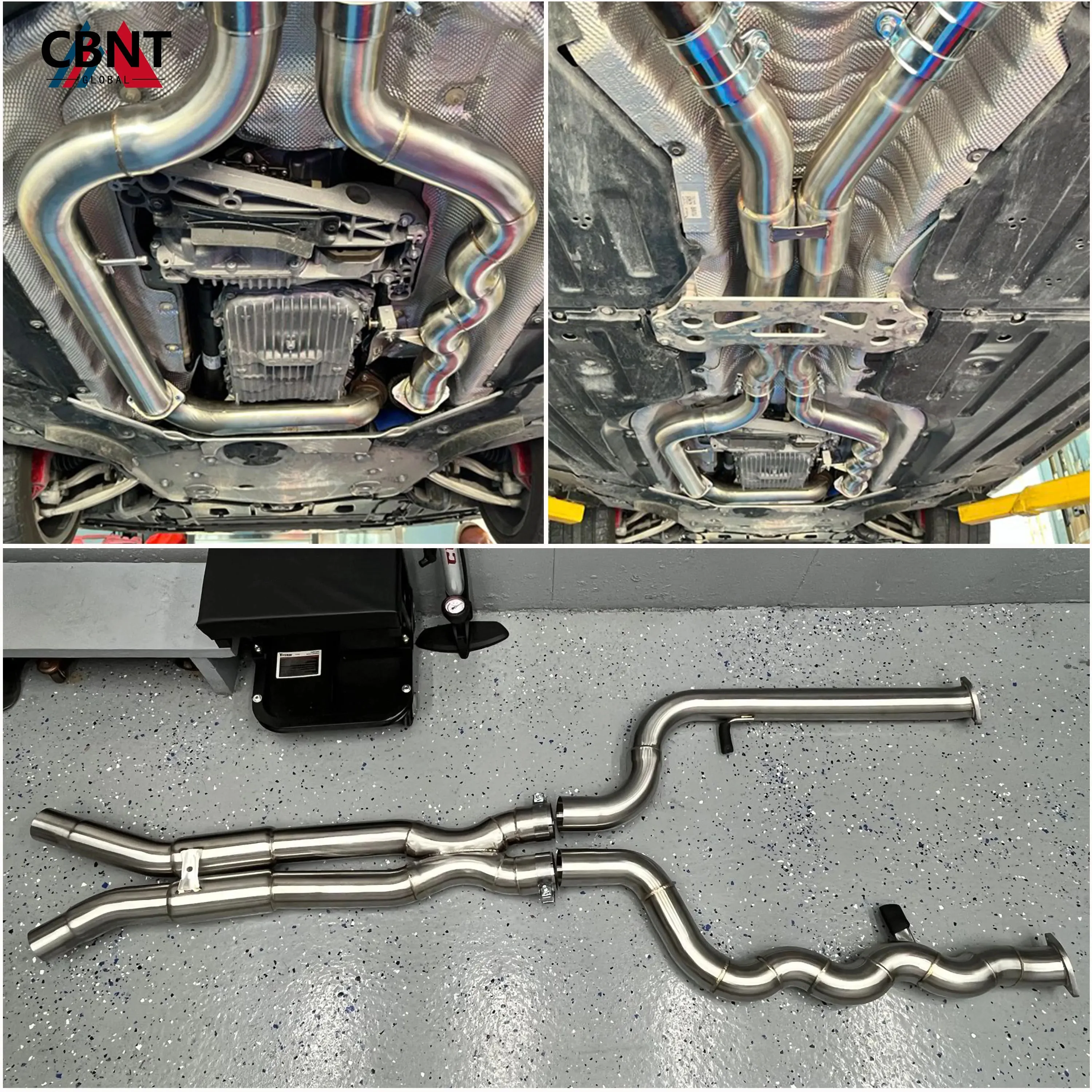 CBNT Hot Sale Equal Length Midpipe for BMW G80 M3 G82 M4 G87 M2 S58 3.0T Stainless Steel High Quality Exhaust Pipe Fast Shipping