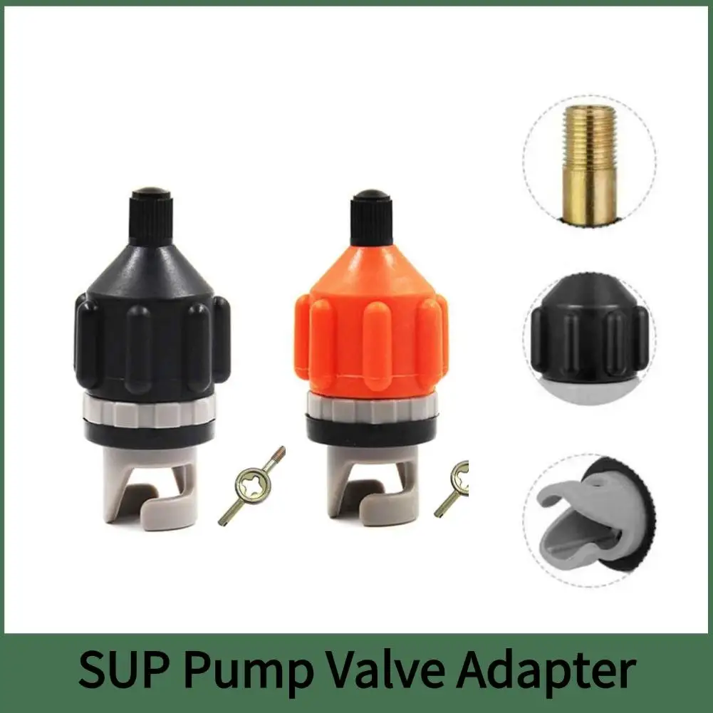 Sup Air Pump Adapter Inflatable Paddle Rubber Boat Kayak Air Valve Adaptor Tire Compressor Converter  For SUP Board