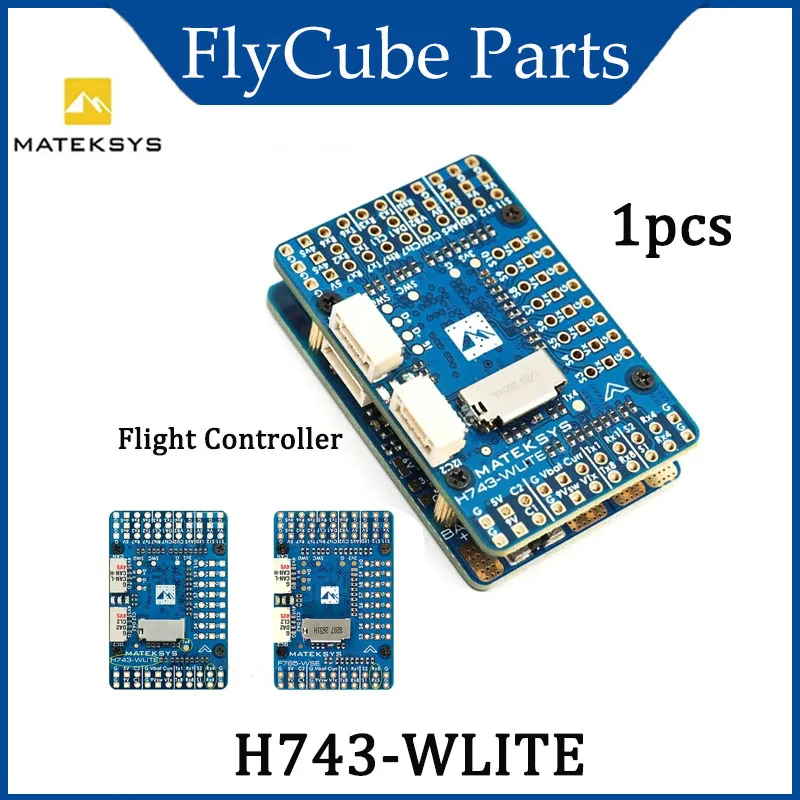 Sistema MATEK H743-WLITE Controllore di volo OSD Blackbox integrato 2-6S LiPo 90A per FPV Drone ad ala fissa F765-WSE Aggiornamento parti RC