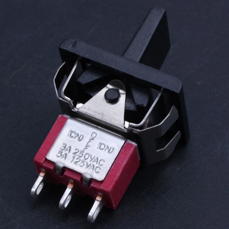 2X AC 250V/3A 125V/5A Momentary SPDT 3 Positions Toggle Switch T80-R image 3