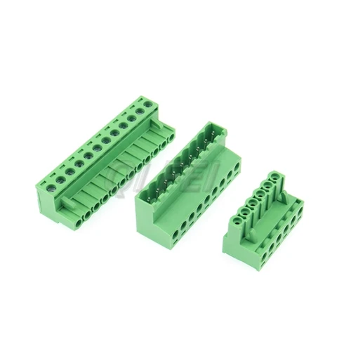 Imagen 2 del producto 1 Juego 2EDGRK 2,54mm 3,5mm 3,81mm 5,08mm 7,62mm paso 15EDGRK 2P 3P 4P 5P 6P ~ 12PIN conector de Terminal PCB tipo acoplamiento sin soldadura