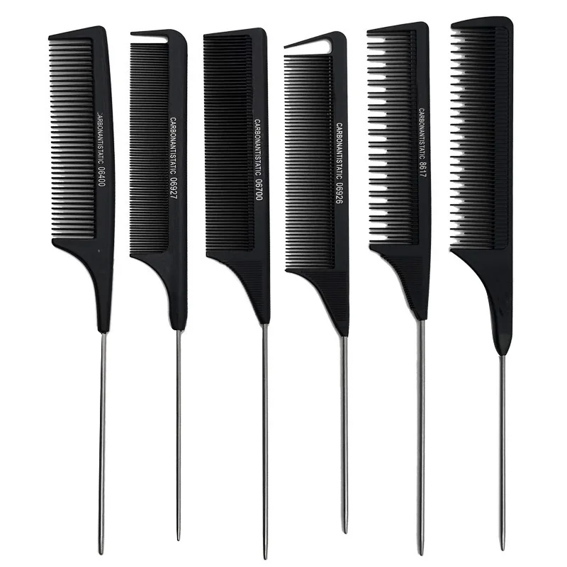 Comb Plastic Barber Combs Black Thickened Hair Cutting Comb Men\'s and Women\'s Styling Tools Professional Hair Cutting Comb