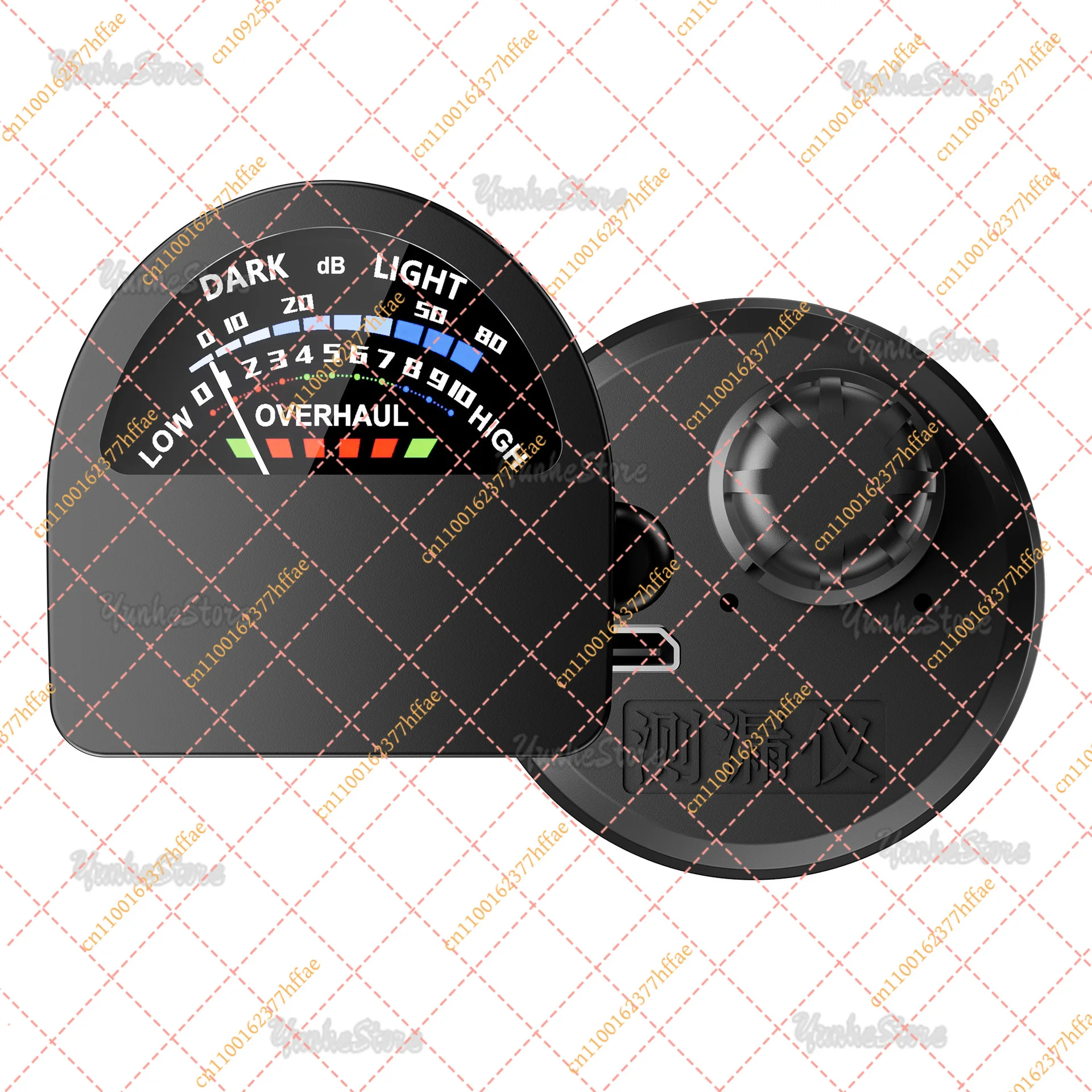 

F01 Leak Detector Audio Acoustic Wave Display Detection Strength Scale Meter Audio Field Strength Visualizer