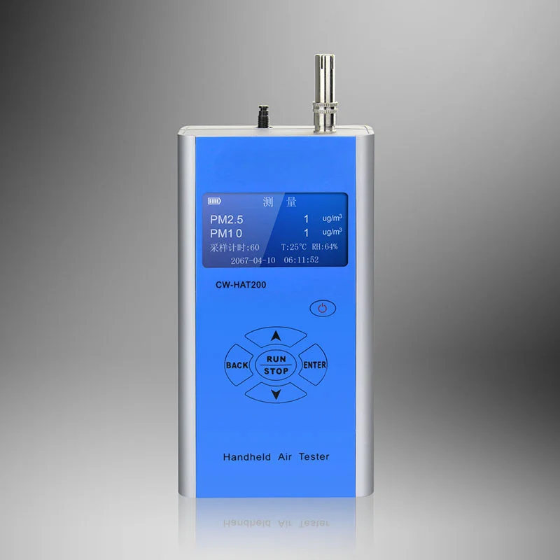 

CW-HAT200 Handheld Portable Particle Counter PM2.5 PM10 Unit Microgram\Cubic Meter\air Quality Testing Instrument