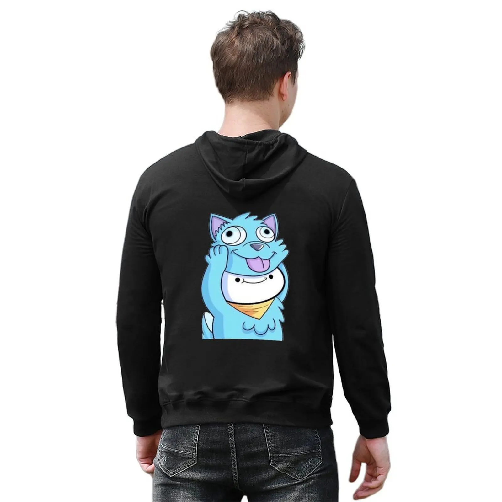 TheOdd1sOut (3) قميص بقلنسوة بلوزة عصرية للرجال مصممة ملابس رجالية بقلنسوة
