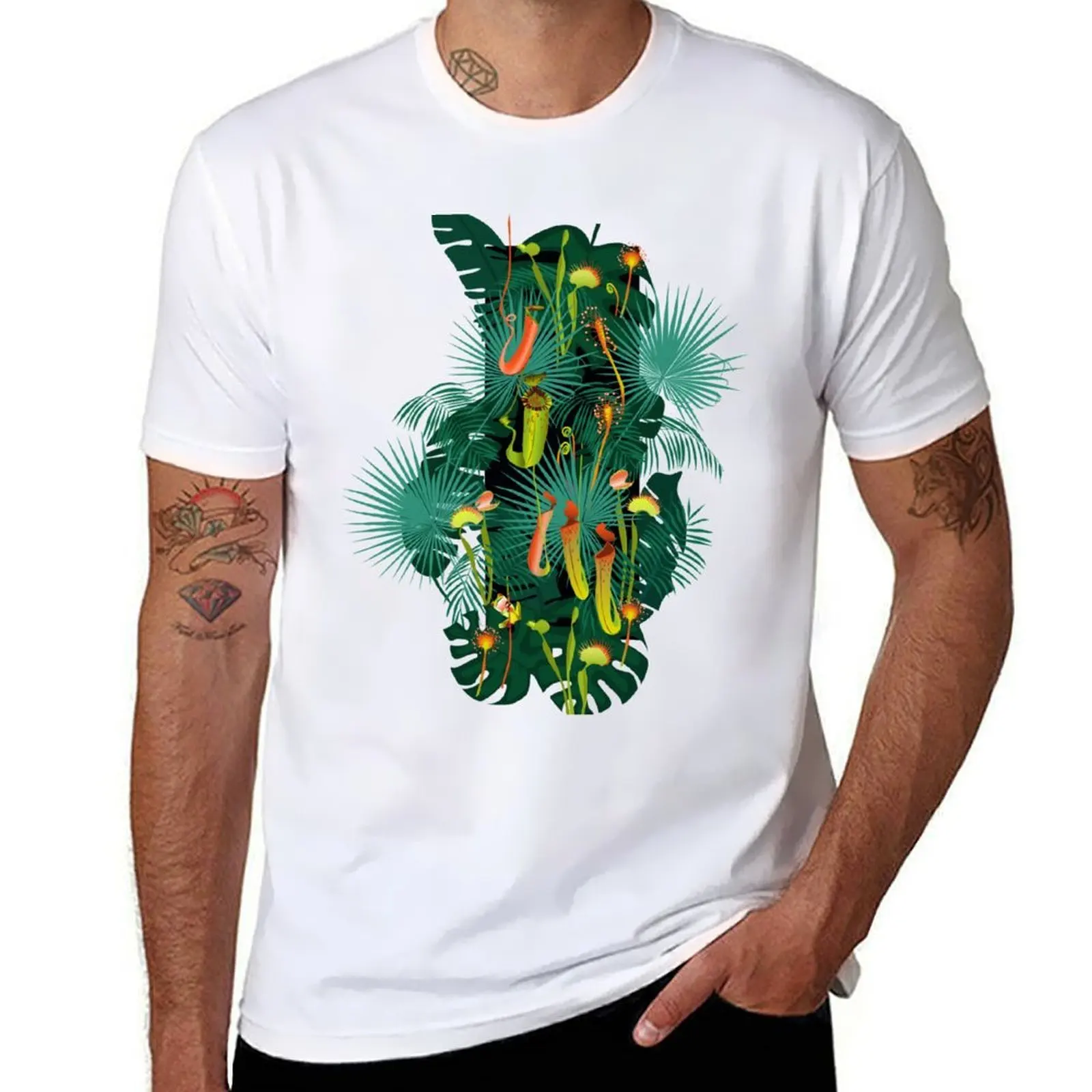 

nocturnal carnivorous flora T-Shirt funny t shirts man t shirts for man graphic tees T-Shirt