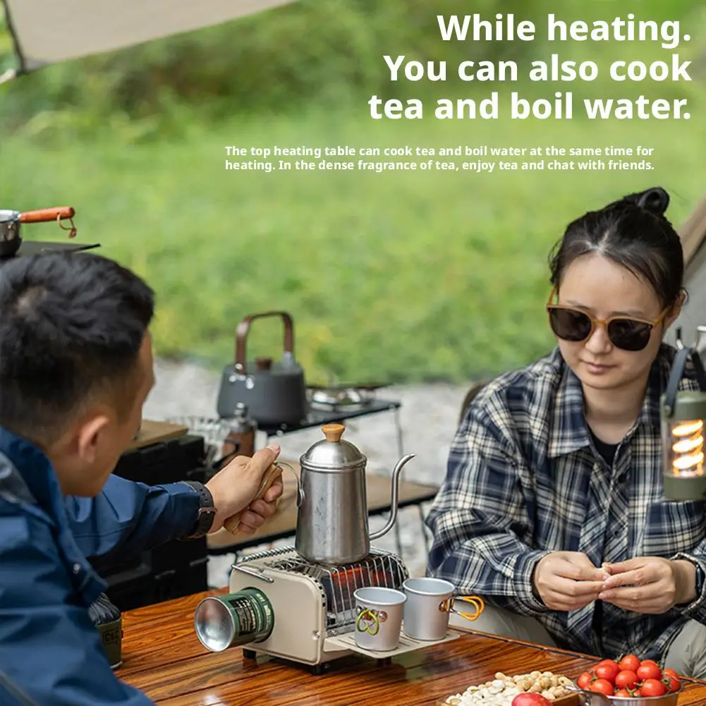 

Мини-нагреватель для кемпинга, 1200 Вт, быстрый нагрев, карта типа, нагреватель для печи, небольшой обогреватель для кемпинга, пешего туризма S6B2