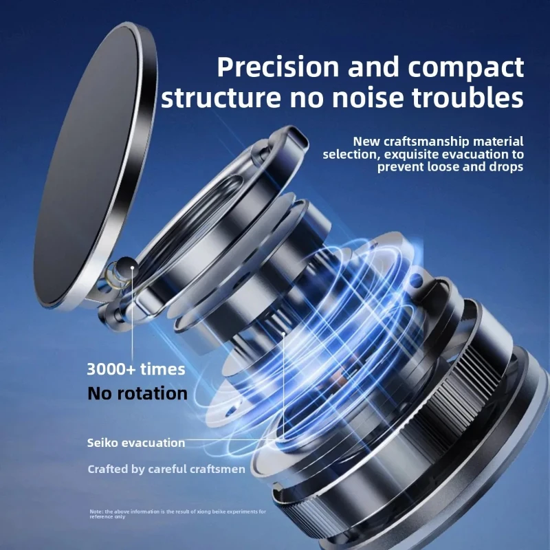 2025 New Super Strong Magnetic Mobile Phone Holder 360 Degree Rotation Vacuum Suction Cup Phone Holder Universal Use for Phone