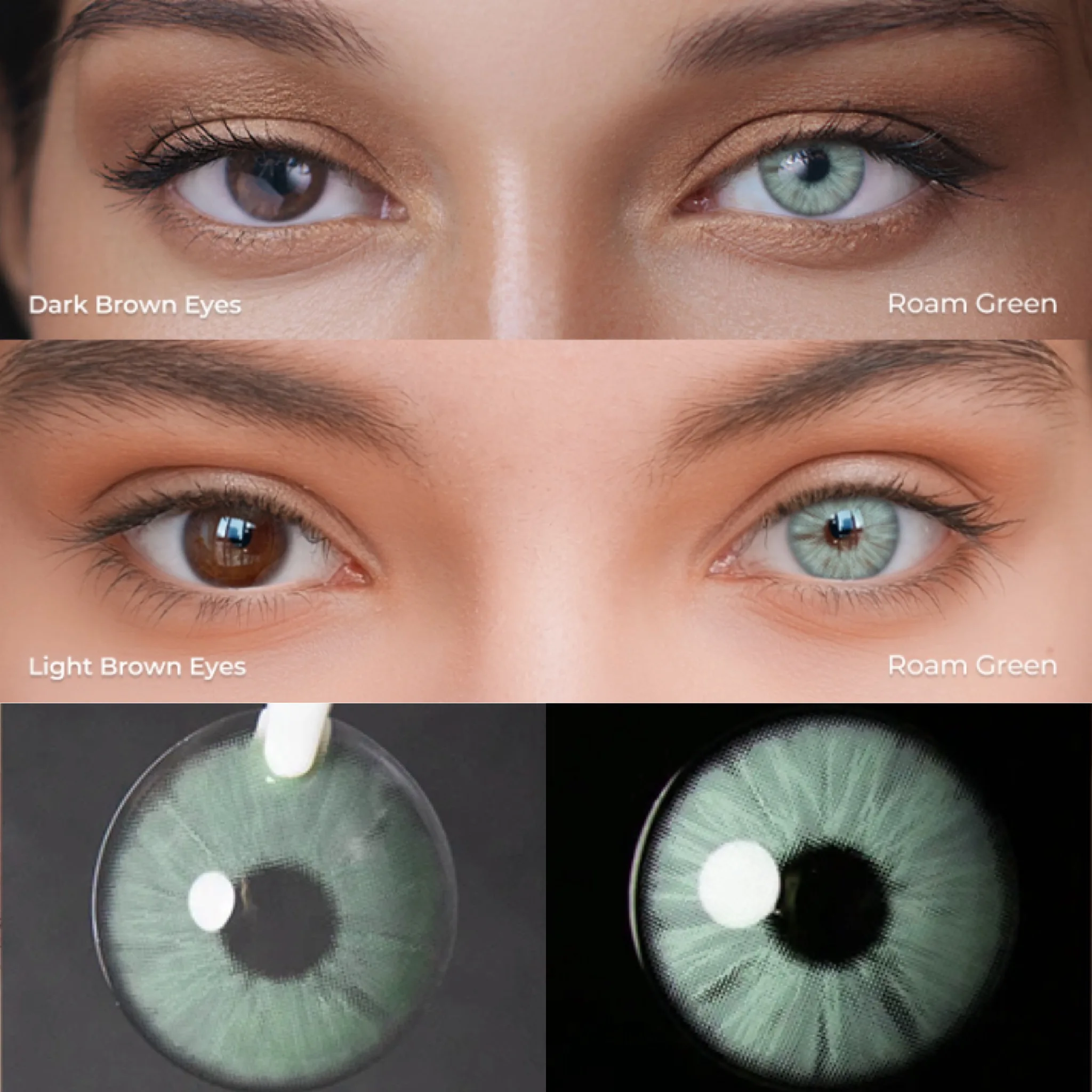 Visuashow Natural Blue Colored Contact Lenses | Small Pupil | Yearly Eyes Cosmetics Color Lens for Summer, Autumn & Holidays
