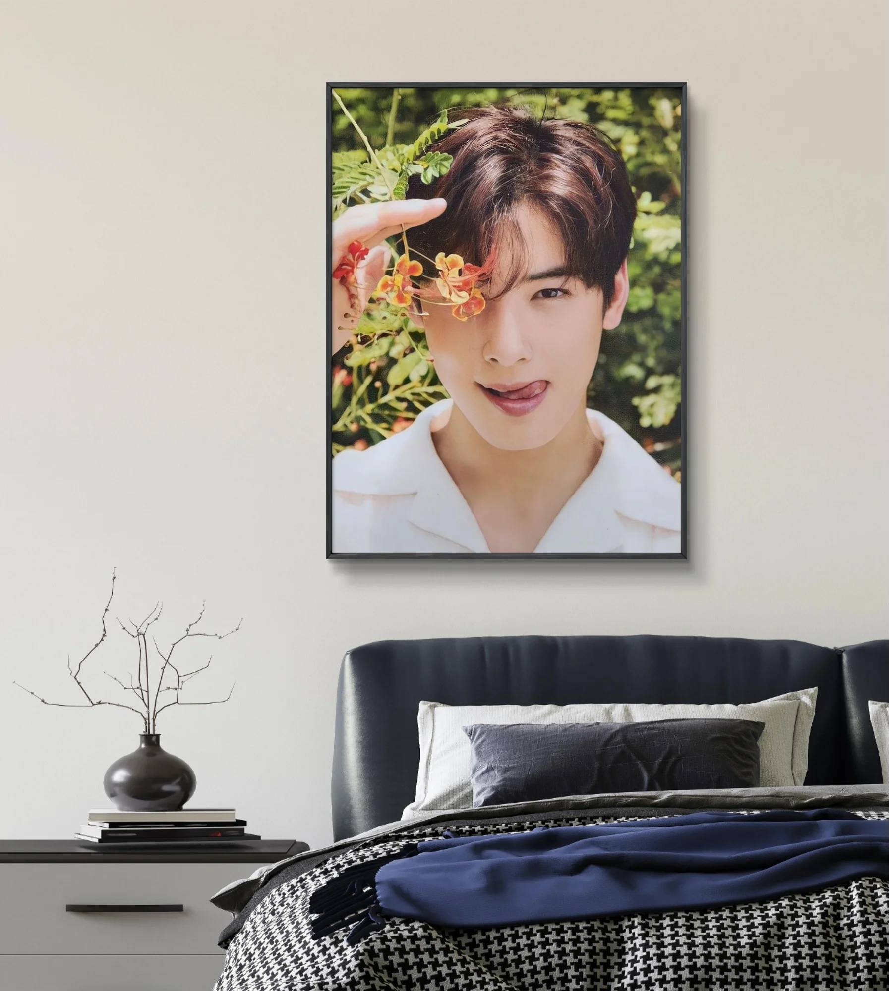 Korean Singer and Actor Che Yinyou Wall Decoration Diamond Painting Handmade Holiday Gift Home Living Room Bedroom Office Wall Decoration Full of Round Diamonds view 4