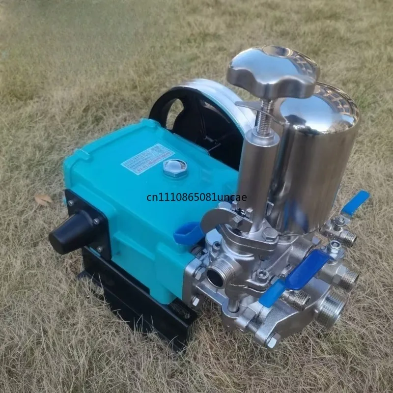 304 Stainless Steel High Pressure 3 Cylinder Plunger Pump Head 26 30 80 120 Type Agricultural Sprayer Washing Machine Accessory