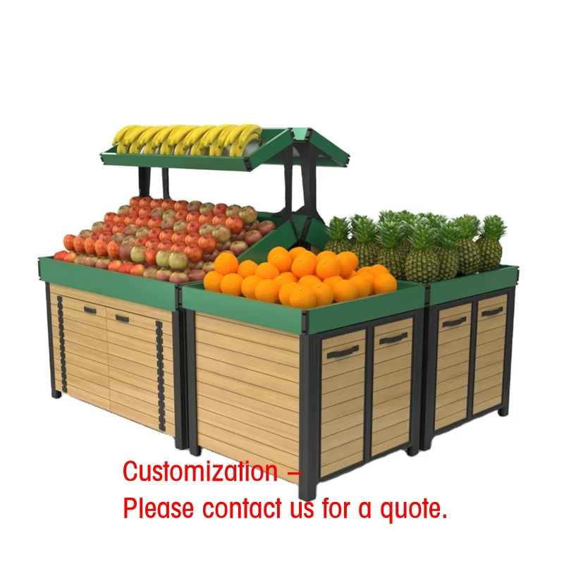 custom.Factory Price Customized Supermarket Vegetable and Fruit Rack