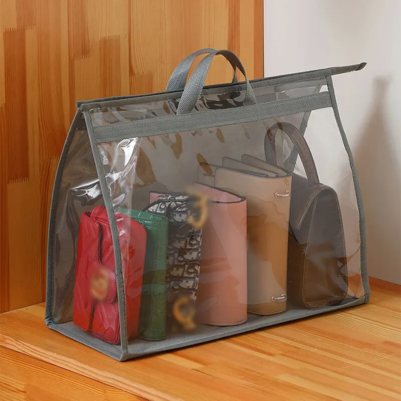 Travel Storage Bag Dustproof Bag Wardrobe Hanging Storage Bag Large Capacity Pvc Waterproof Leather Bag Transparent Dust Bag Sto